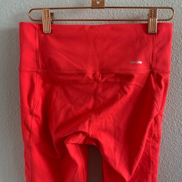 Adidas Climalite Active Tights Pants Pink Workout Gym Athleisure Sports Small - Picture 5 of 8